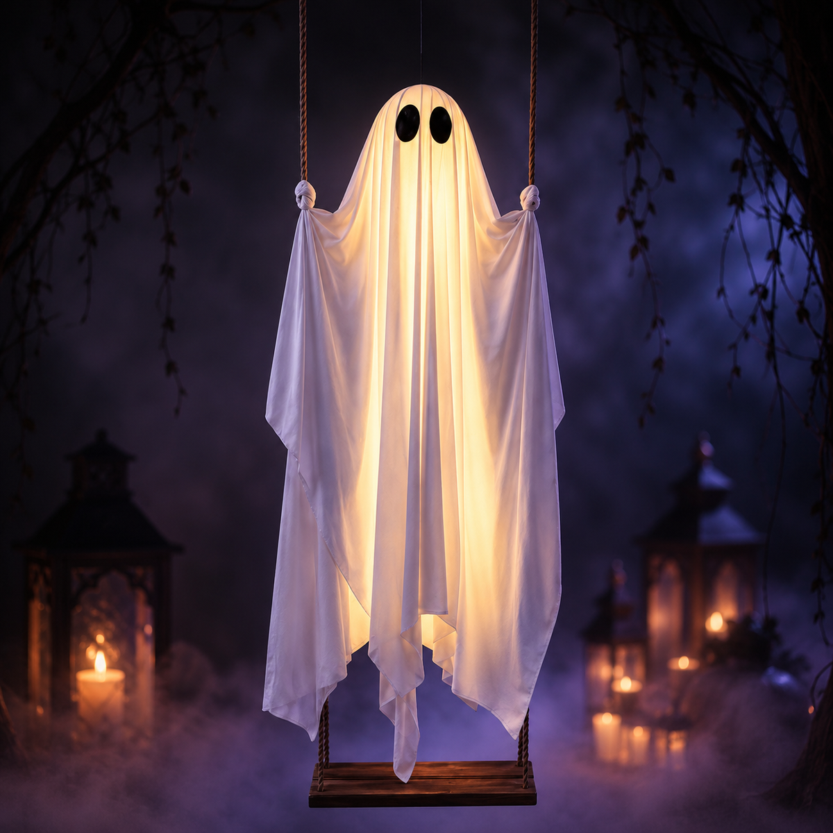 Exclusive Halloween Swinging Ghost