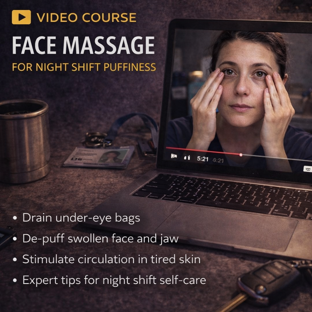 Face Massage for Night Shift Puffiness